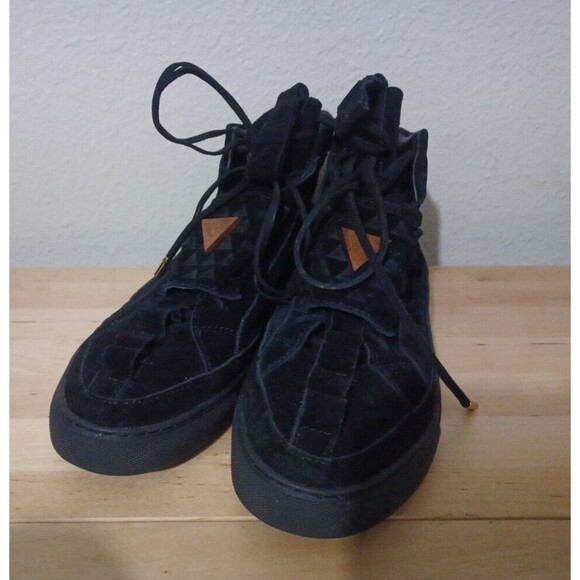 K1X by Patrick Mohr MK5 Black Suede Sneaker Size 7 US ,EU 40 Designer Rare - Picture 5 of 12
